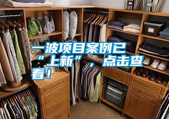 一波項目案例已“上新”，點擊查看！