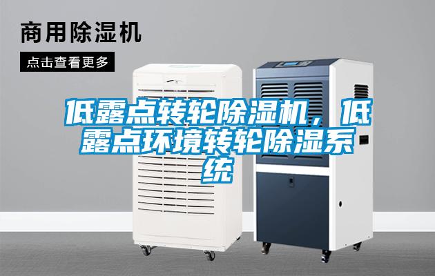 低露點轉輪麻豆视频免费看，低露點環境轉輪除濕係統