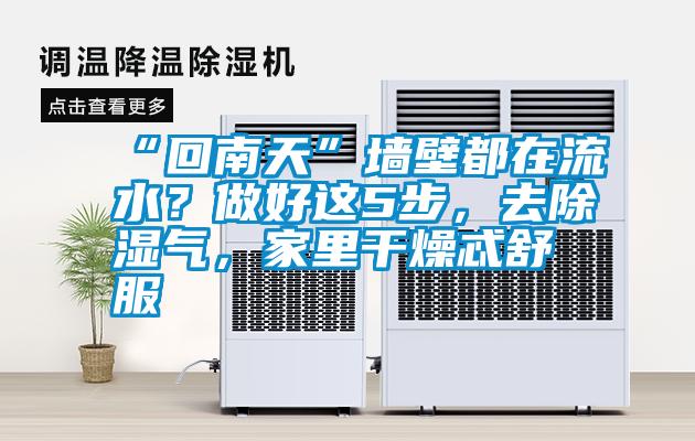 “回南天”牆壁都在流水？做好這5步，去除濕氣，家裏幹燥忒舒服