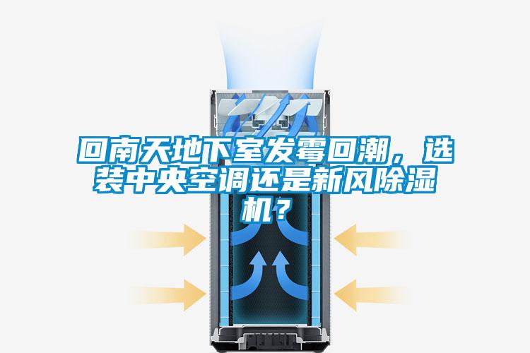 回南天地下室發黴回潮，選裝中央空調還是新風麻豆视频免费看？