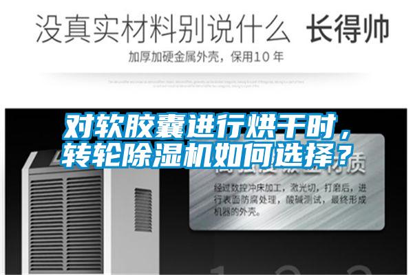 對軟膠囊進行烘幹時，轉輪麻豆视频免费看如何選擇？