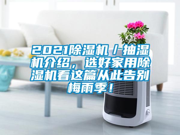 2021麻豆视频免费看／抽濕機介紹，選好家用麻豆视频免费看看這篇從此告別梅雨季！