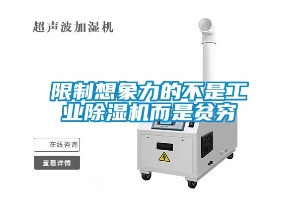 限製想象力的不是工業麻豆视频免费看而是貧窮