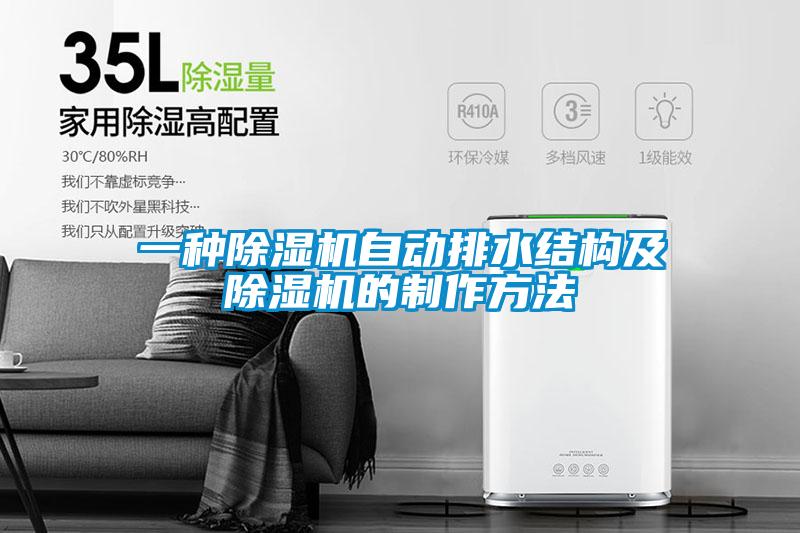 一種麻豆视频免费看自動排水結構及麻豆视频免费看的製作方法