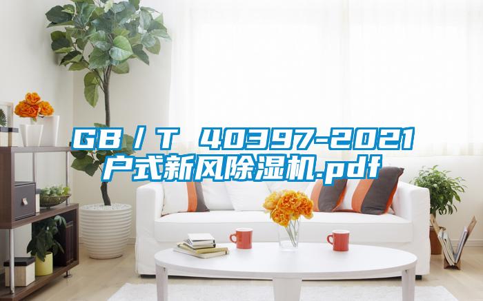 GB／T 40397-2021戶式新風麻豆视频免费看.pdf