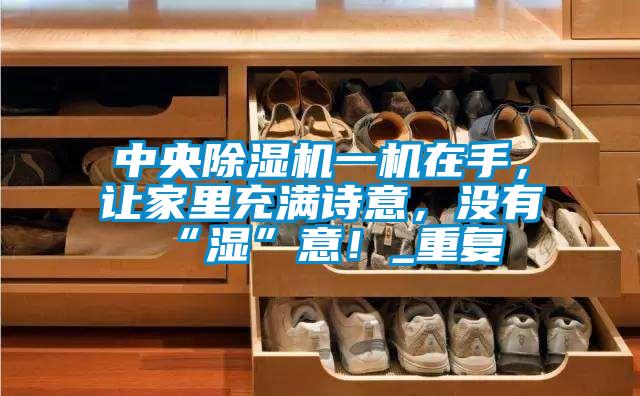 中央麻豆视频免费看一機在手，讓家裏充滿詩意，沒有“濕”意！_重複