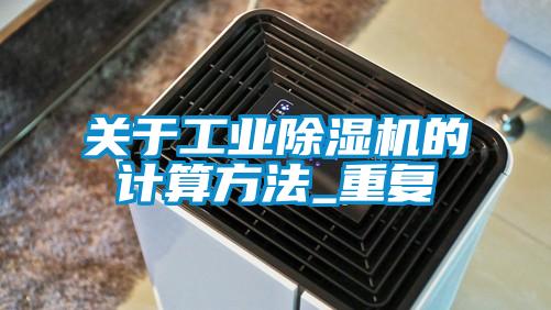 關於工業麻豆视频免费看的計算方法_重複