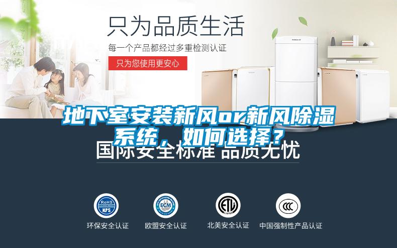 地下室安裝新風or新風除濕係統，如何選擇？