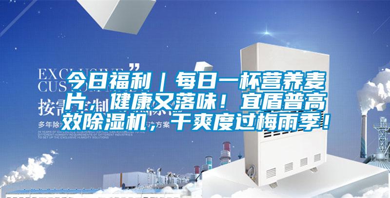 今日福利｜每日一杯營養麥片，健康又落味！宜盾普高效麻豆视频免费看，幹爽度過梅雨季！