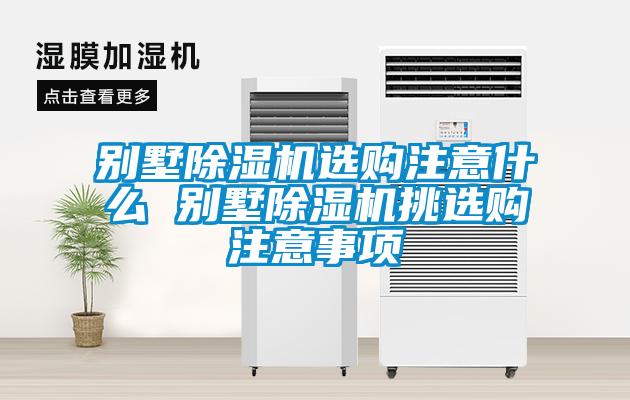 別墅麻豆视频免费看選購注意什麽 別墅麻豆视频免费看挑選購注意事項