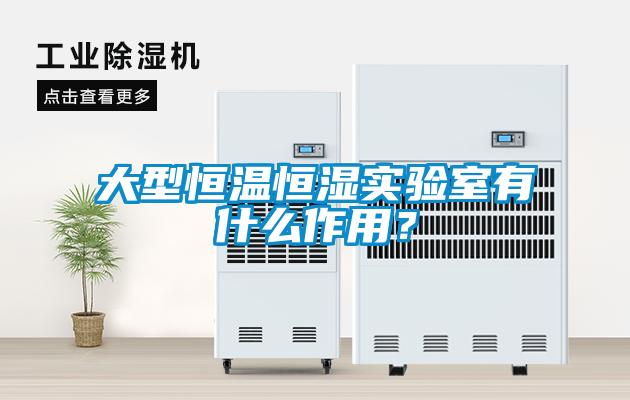 大型恒溫恒濕實驗室有什麽作用？