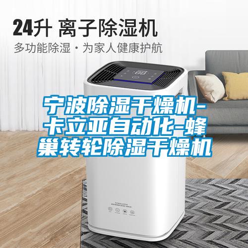 寧波除濕幹燥機-卡立亞自動化-蜂巢轉輪除濕幹燥機