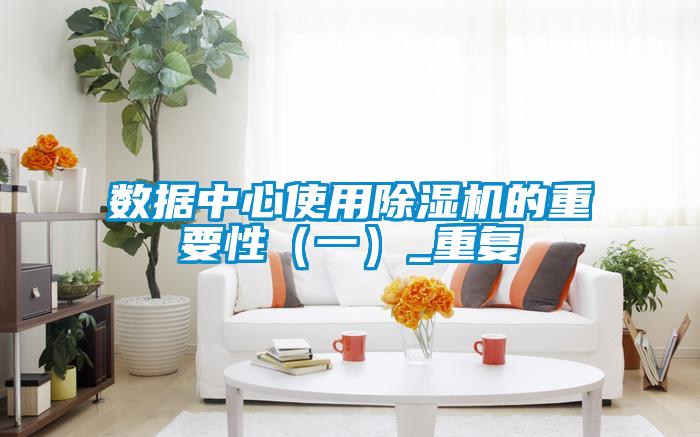 數據中心使用麻豆视频免费看的重要性（一）_重複
