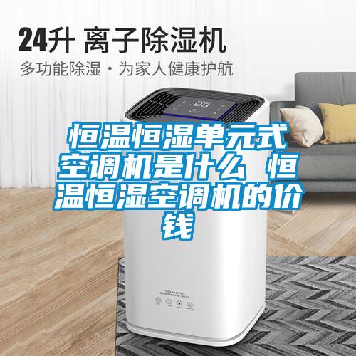 恒溫恒濕單元式空調機是什麽 恒溫恒濕空調機的價錢