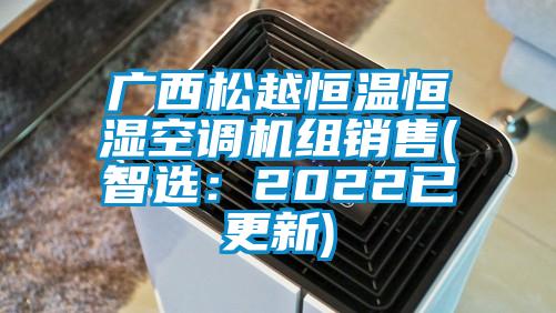 廣西鬆越恒溫恒濕空調機組銷售(智選：2022已更新)