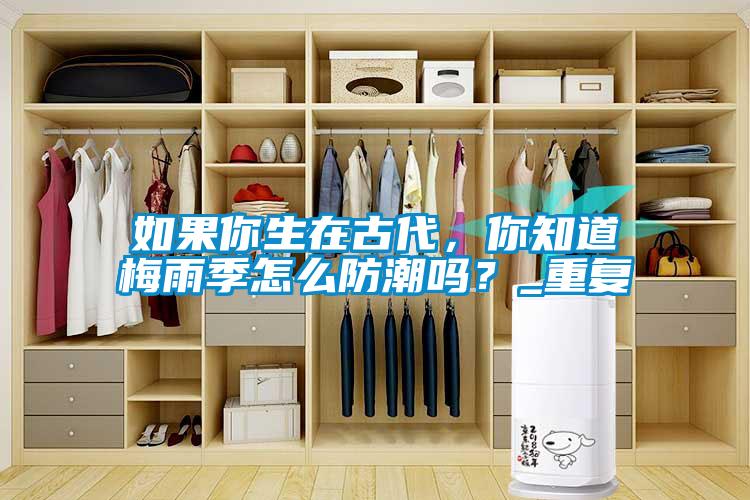 如果你生在古代，你知道梅雨季怎麽防潮嗎？_重複