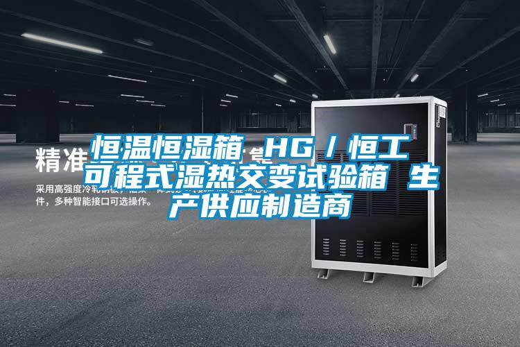 恒溫恒濕箱 HG／恒工 可程式濕熱交變試驗箱 生產供應製造商