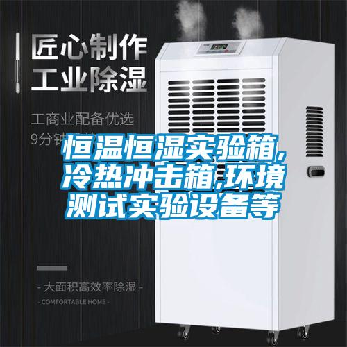 恒溫恒濕實驗箱,冷熱衝擊箱,環境測試實驗設備等