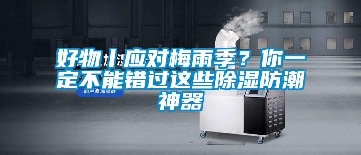好物丨應對梅雨季？你一定不能錯過這些除濕防潮神器