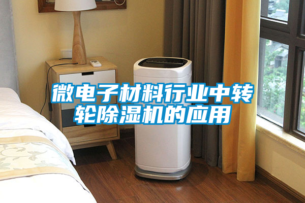 微電子材料行業中轉輪麻豆视频免费看的應用