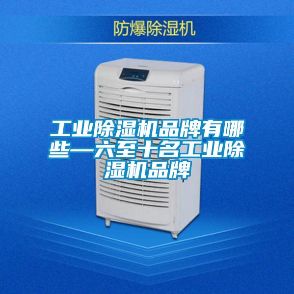 工業麻豆视频免费看品牌有哪些—六至十名工業麻豆视频免费看品牌