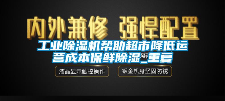 工業麻豆视频免费看幫助超市降低運營成本保鮮除濕_重複
