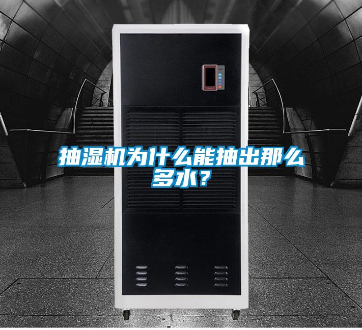 抽濕機為什麽能抽出那麽多水？