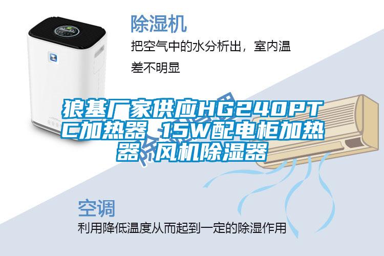 狼基廠家供應HG240PTC加熱器 15W配電櫃加熱器 風機除濕器