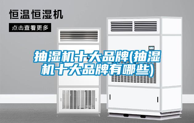 抽濕機十大品牌(抽濕機十大品牌有哪些)