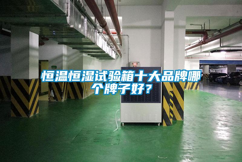 恒溫恒濕試驗箱十大品牌哪個牌子好？