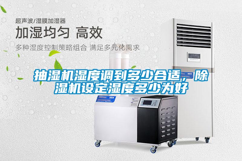 抽濕機濕度調到多少合適，麻豆视频免费看設定濕度多少為好