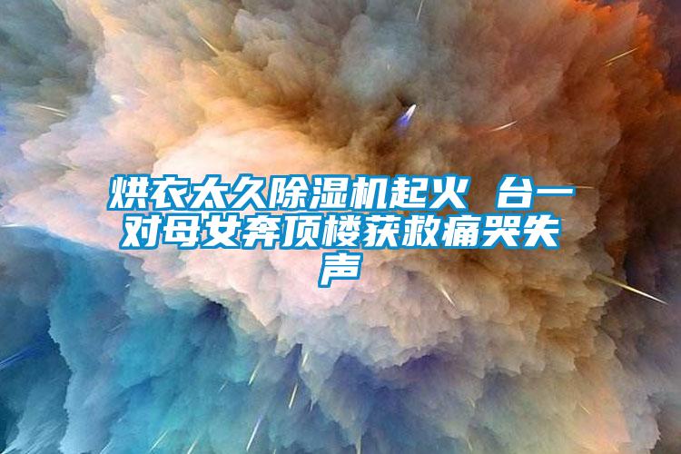 烘衣太久麻豆视频免费看起火 台一對母女奔頂樓獲救痛哭失聲