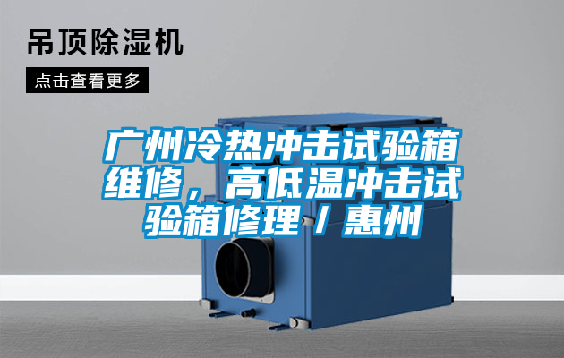 廣州冷熱衝擊試驗箱維修，高低溫衝擊試驗箱修理／惠州