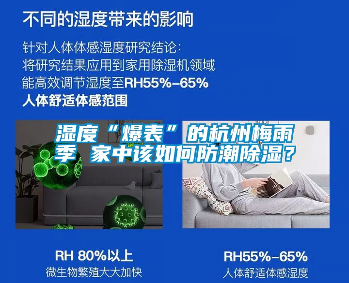 濕度“爆表”的杭州梅雨季 家中該如何防潮除濕？