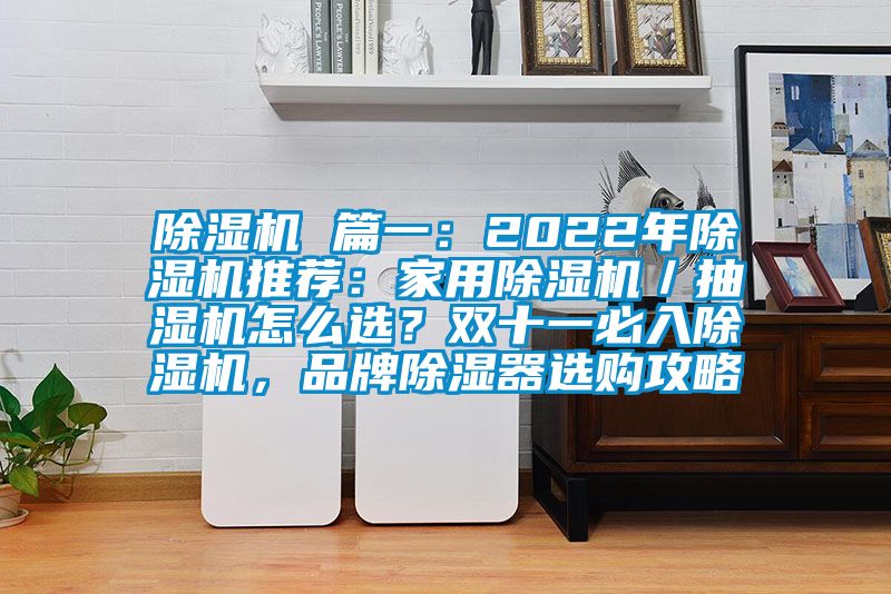 麻豆视频免费看 篇一：2022年麻豆视频免费看推薦：家用麻豆视频免费看／抽濕機怎麽選？雙十一必入麻豆视频免费看，品牌除濕器選購攻略