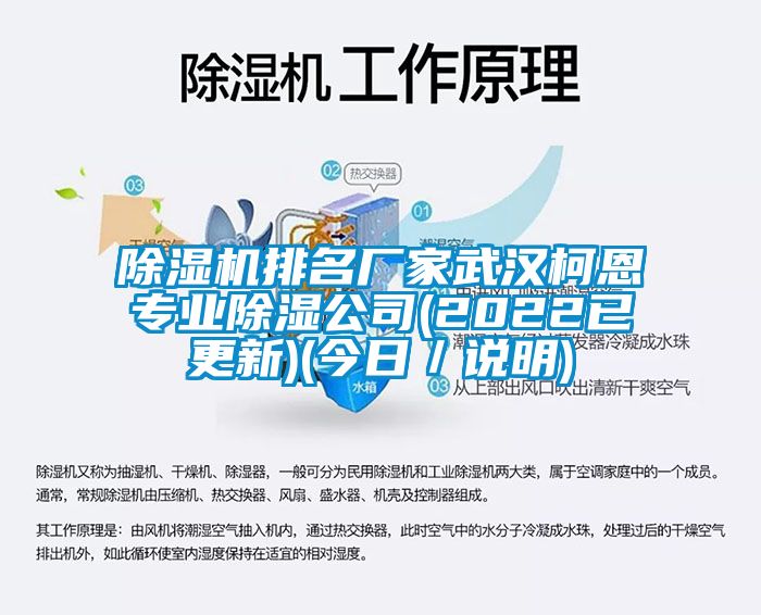 麻豆视频免费看排名廠家武漢柯恩專業除濕公司(2022已更新)(今日／說明)